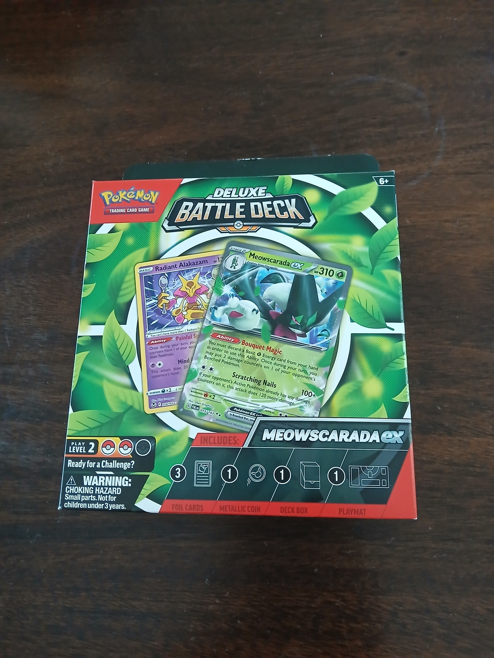 Pokemon Deluxe Battle Deck Meowscarada EX Green Red